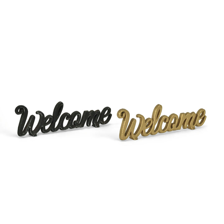 5333 - Ingrid "Welcome" Cast Iron Décor