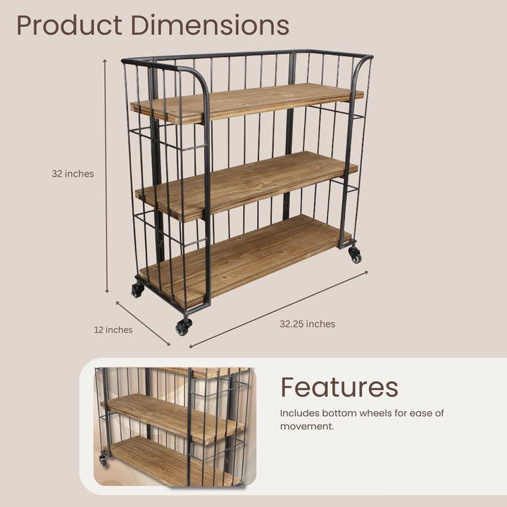 5383 - Deo 3 Tier Cart