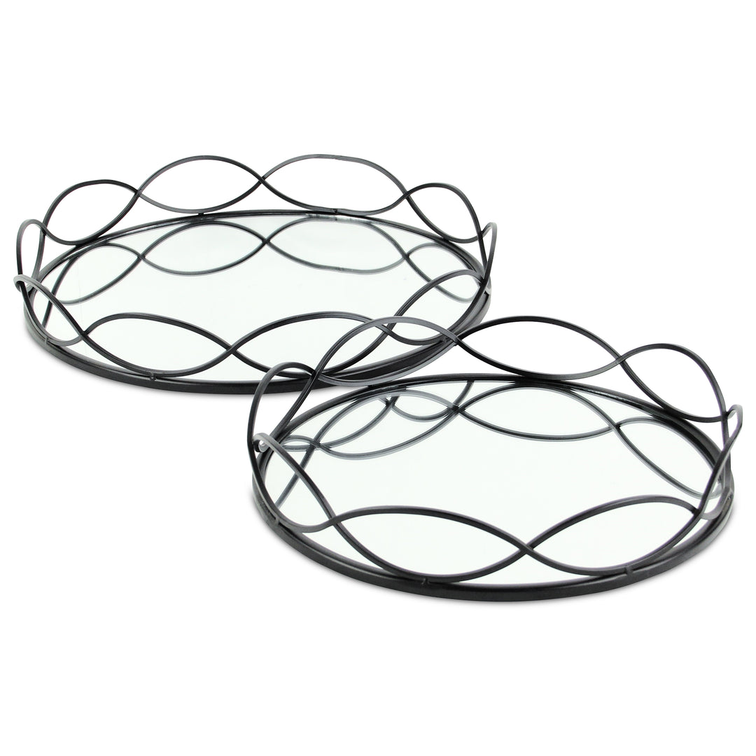 5386-2 - Mianzi Round Trays