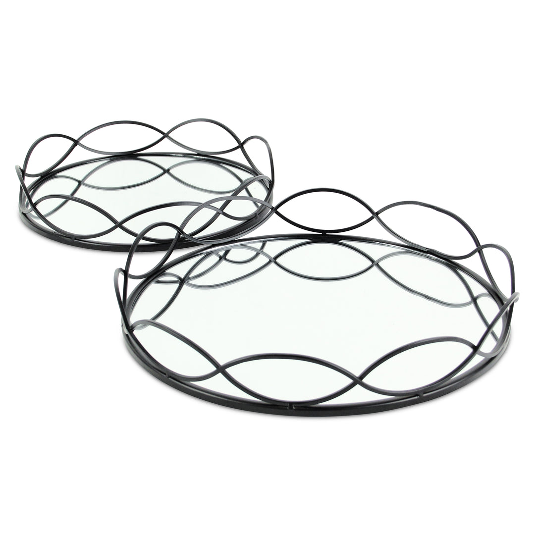 5386-2 - Mianzi Round Trays