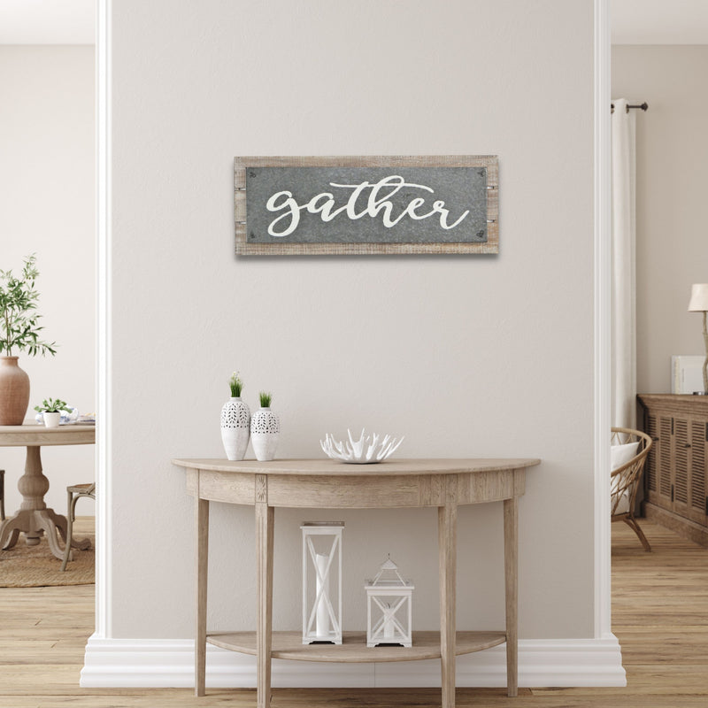 5425 - Lucia "Gather" Wall Sign