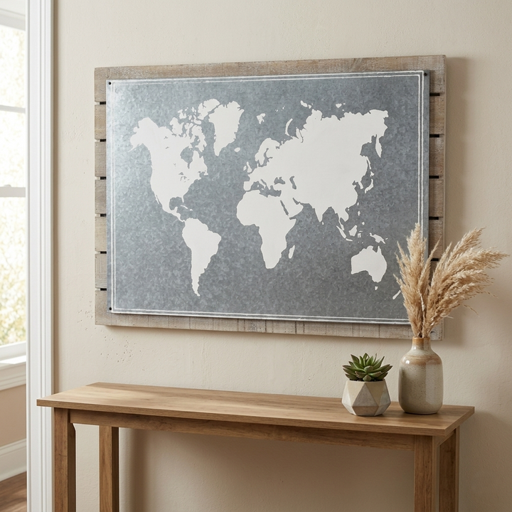 5431 - Oriana World Map Decor
