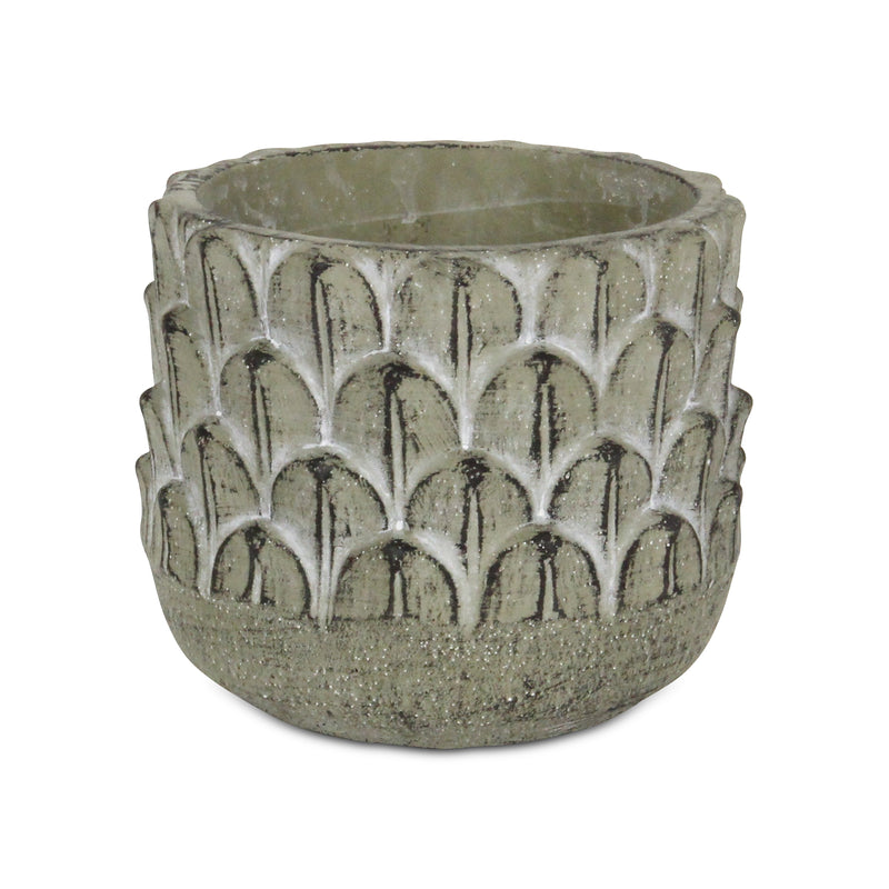 5451 - Alia Round Cement Pot