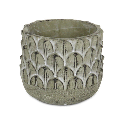 5451 - Alia Round Cement Pot