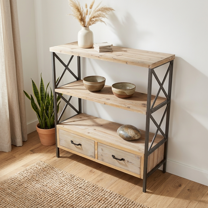5530 - Onorato 2-Drawer Shelf