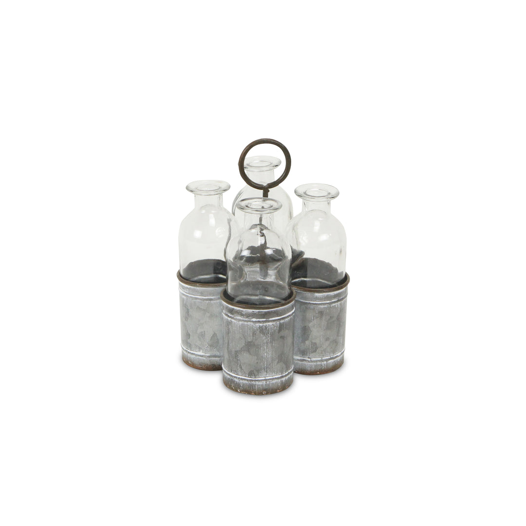 5567 - Sofia Metal Jar Holder