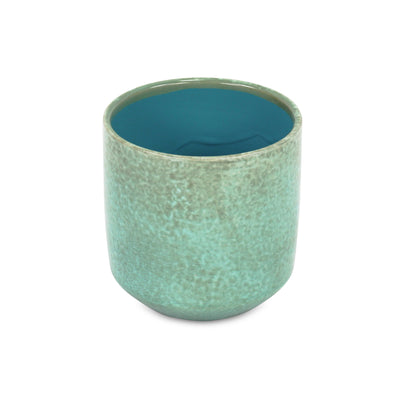 5588GRN - Lavina Mosaic  Green Ceramic Pot