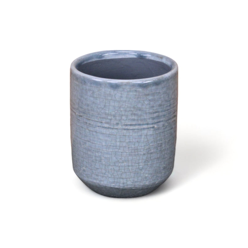 5588GR - Lavina Mosaic  Gray Ceramic Pot