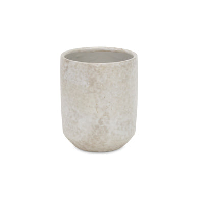 5588WT - Lavina Mosaic  White Ceramic Pot