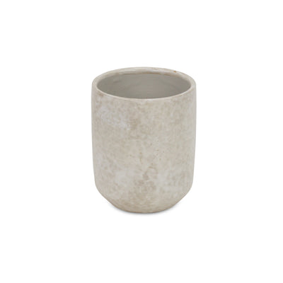 5588WT - Lavina Mosaic  White Ceramic Pot