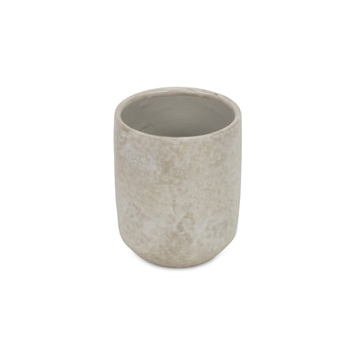 5588WT - Lavina Mosaic  White Ceramic Pot