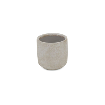 5588WT - Lavina Mosaic  White Ceramic Pot