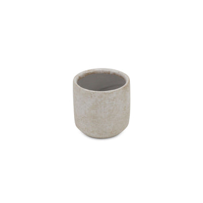 5588WT - Lavina Mosaic  White Ceramic Pot