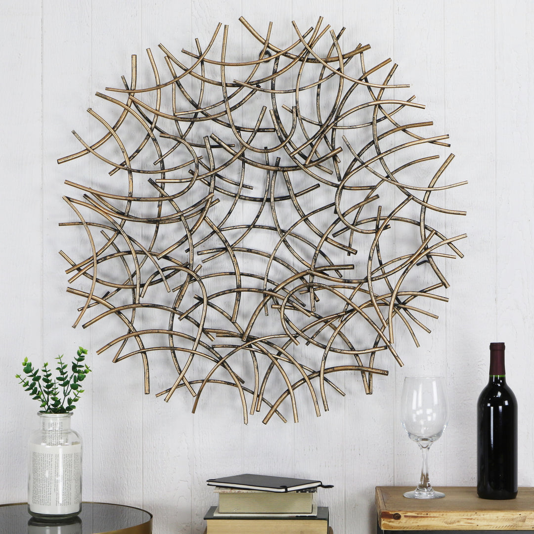 5621 - Ceru Bronze Abstract Decor