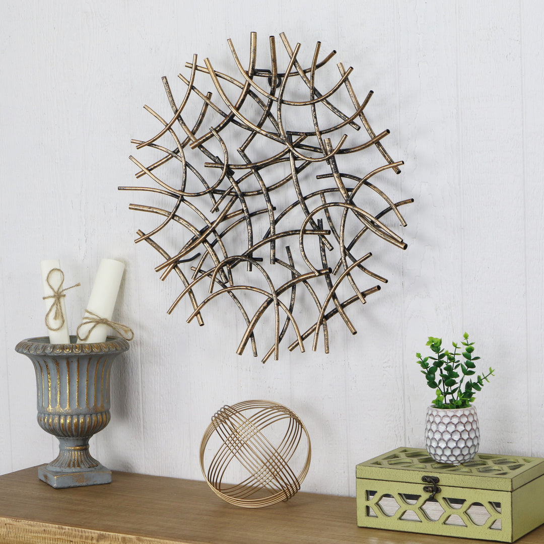 5621 - Ceru Bronze Abstract Decor