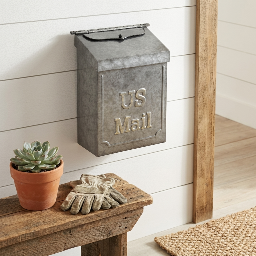 5721 - Wiselle Galvanized Mail Box