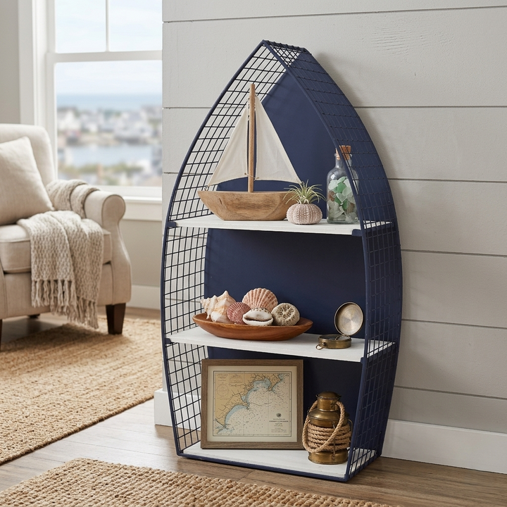 5722L - Caler Rowboat Wall Shelf