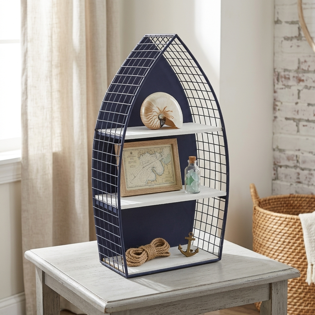 5722S - Caler Rowboat Wall Shelf