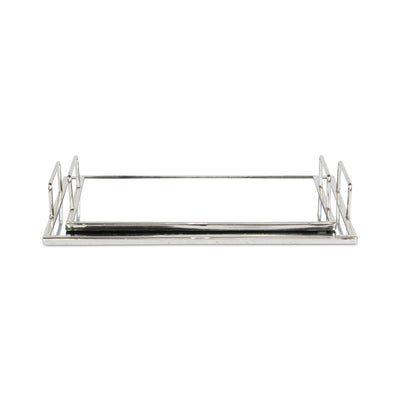 5735-2SV - Mianzi Handled Silver Trays