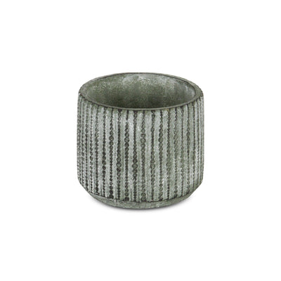 5746 - Arianthe Orb Patterned Cement Pot