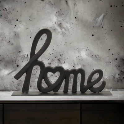 5760BK - Roven Cast Iron Home Sign