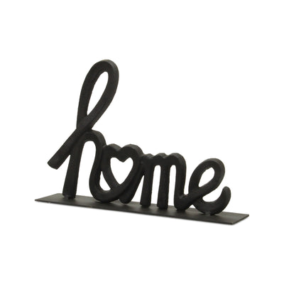 5760BK - Roven Cast Iron Home Sign