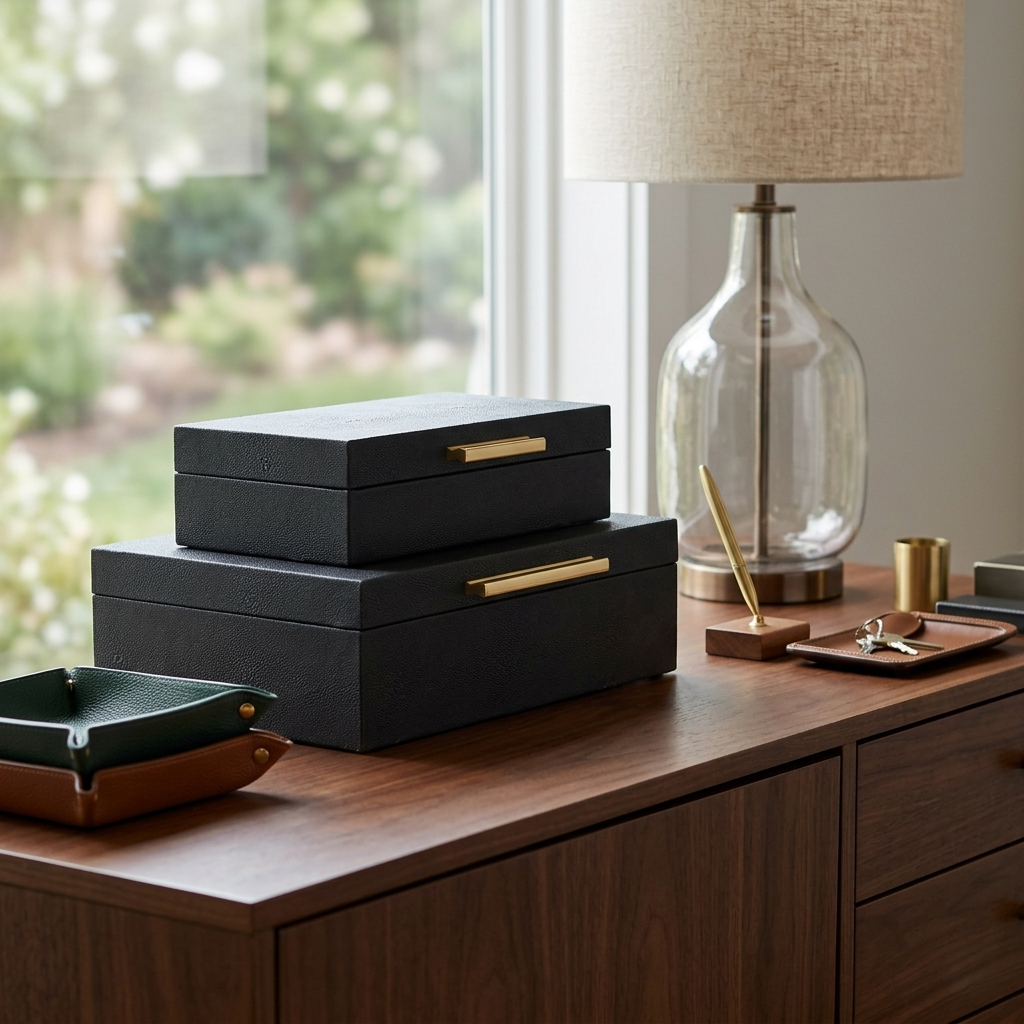 5824-2 - Lusan Rect Decorative Boxes