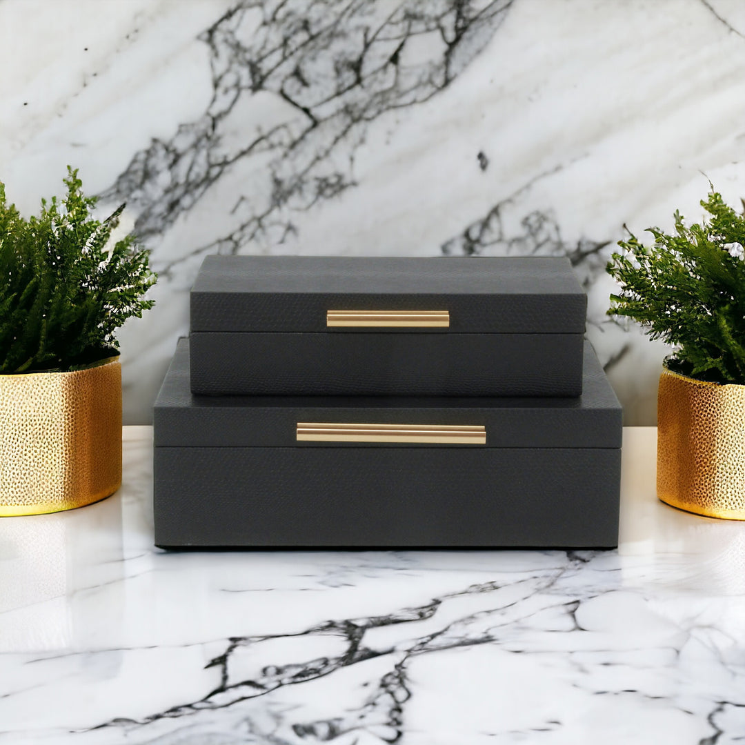 5824-2 - Lusan Rect Decorative Boxes