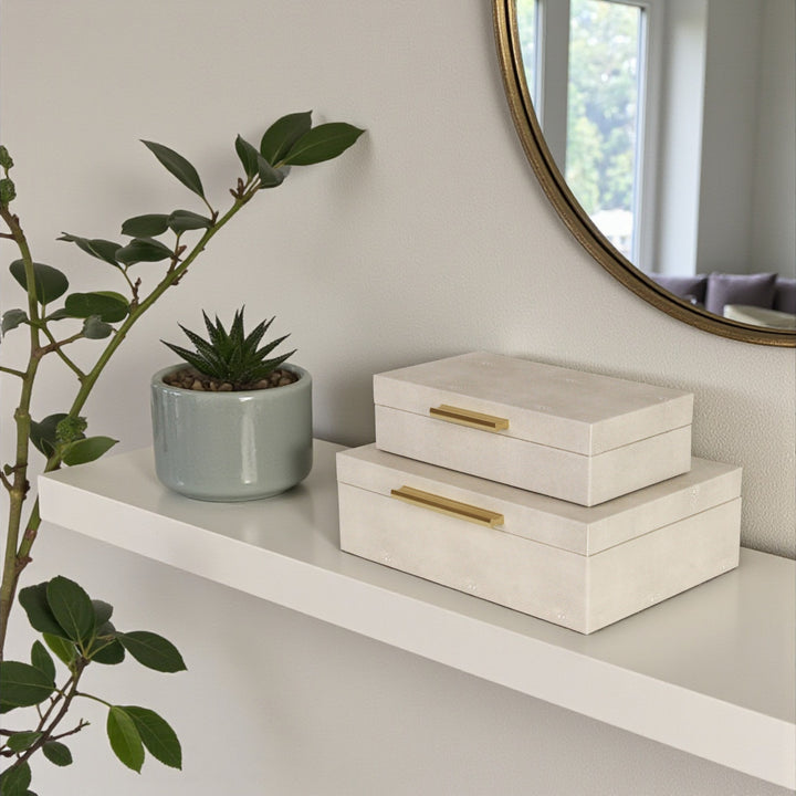 5824-2 - Lusan Rect Decorative Boxes