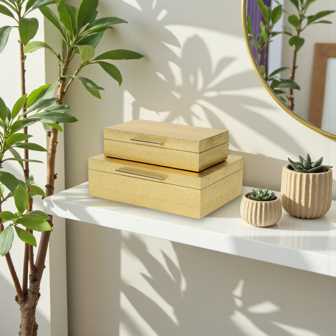 5824-2 - Lusan Rect Decorative Boxes