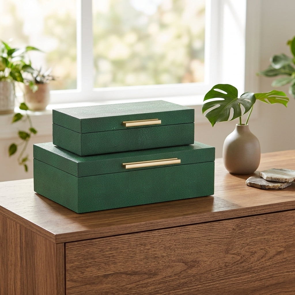 5824-2 - Lusan Rect Decorative Boxes