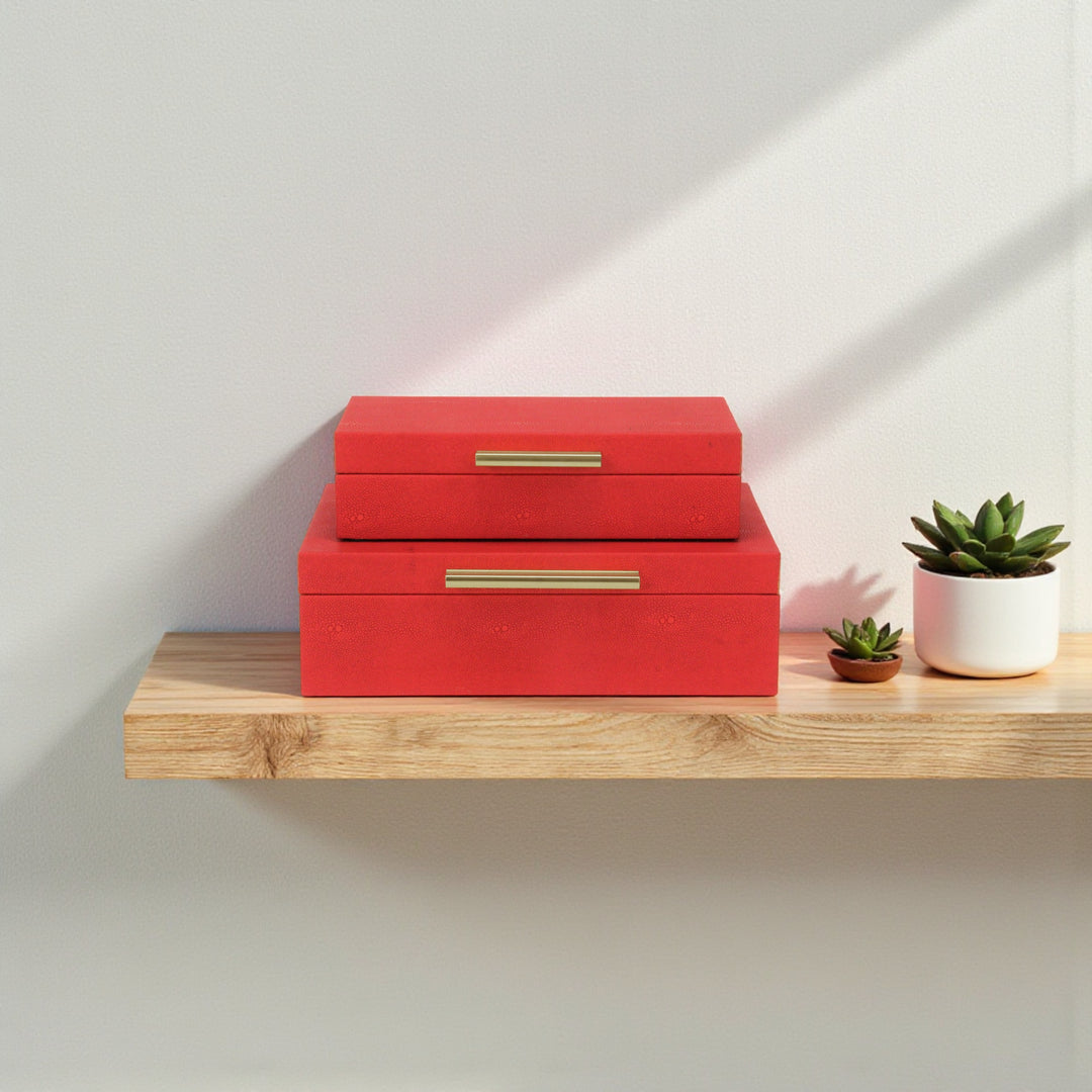 5824-2 - Lusan Rect Decorative Boxes