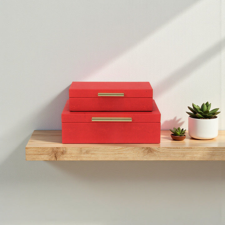 5824-2 - Lusan Rect Decorative Boxes