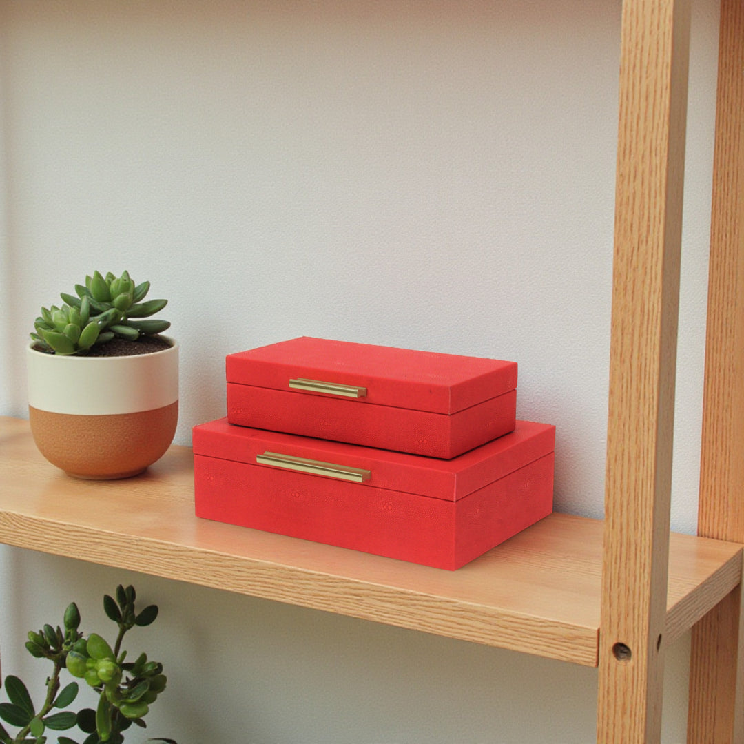 5824-2 - Lusan Rect Decorative Boxes