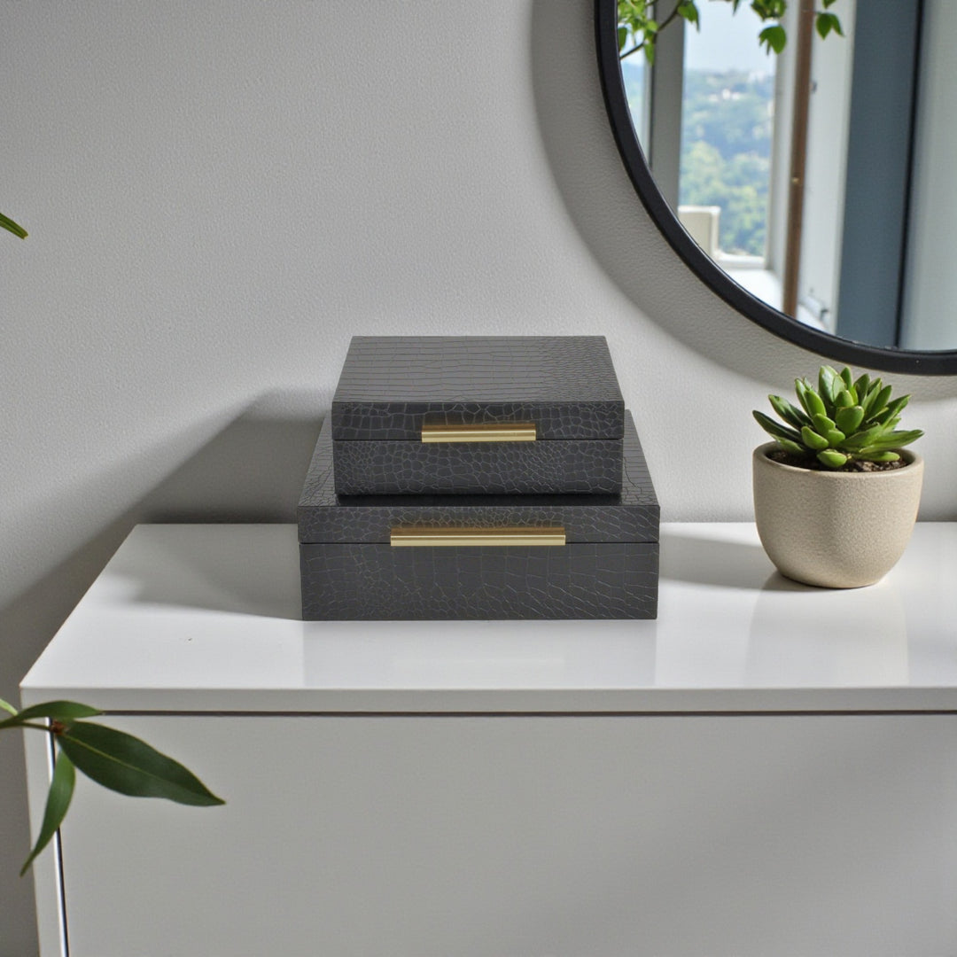 5825-2 - Lusan Square Decorative Boxes