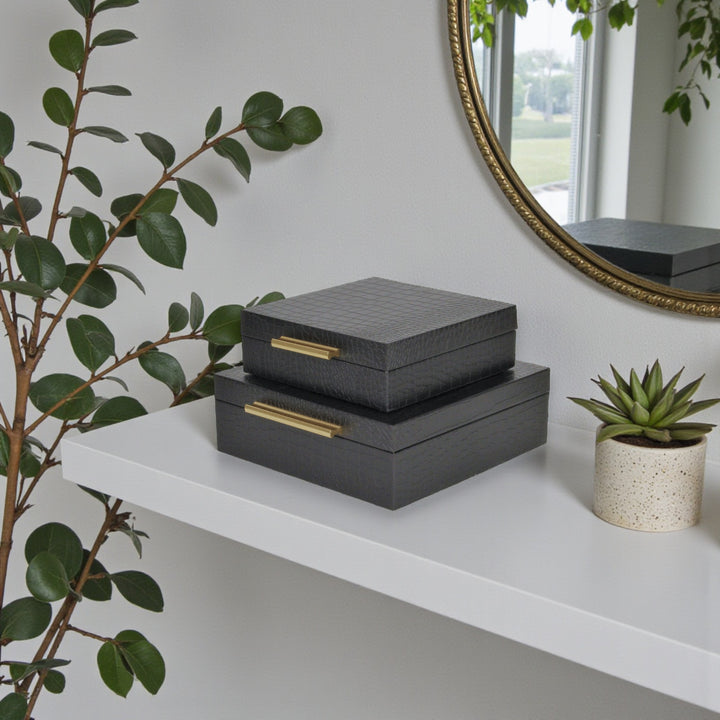 5825-2 - Lusan Square Decorative Boxes