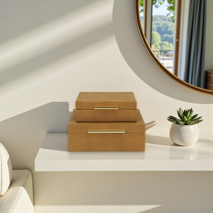 5825-2 - Lusan Square Decorative Boxes