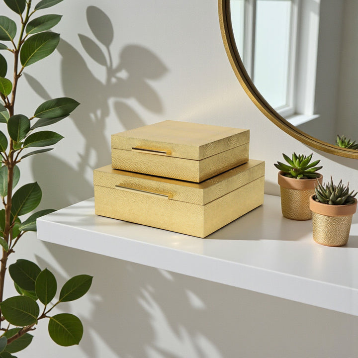 5825-2 - Lusan Square Decorative Boxes