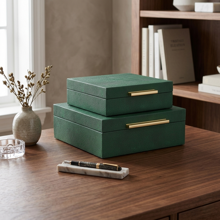 5825-2 - Lusan Square Decorative Boxes