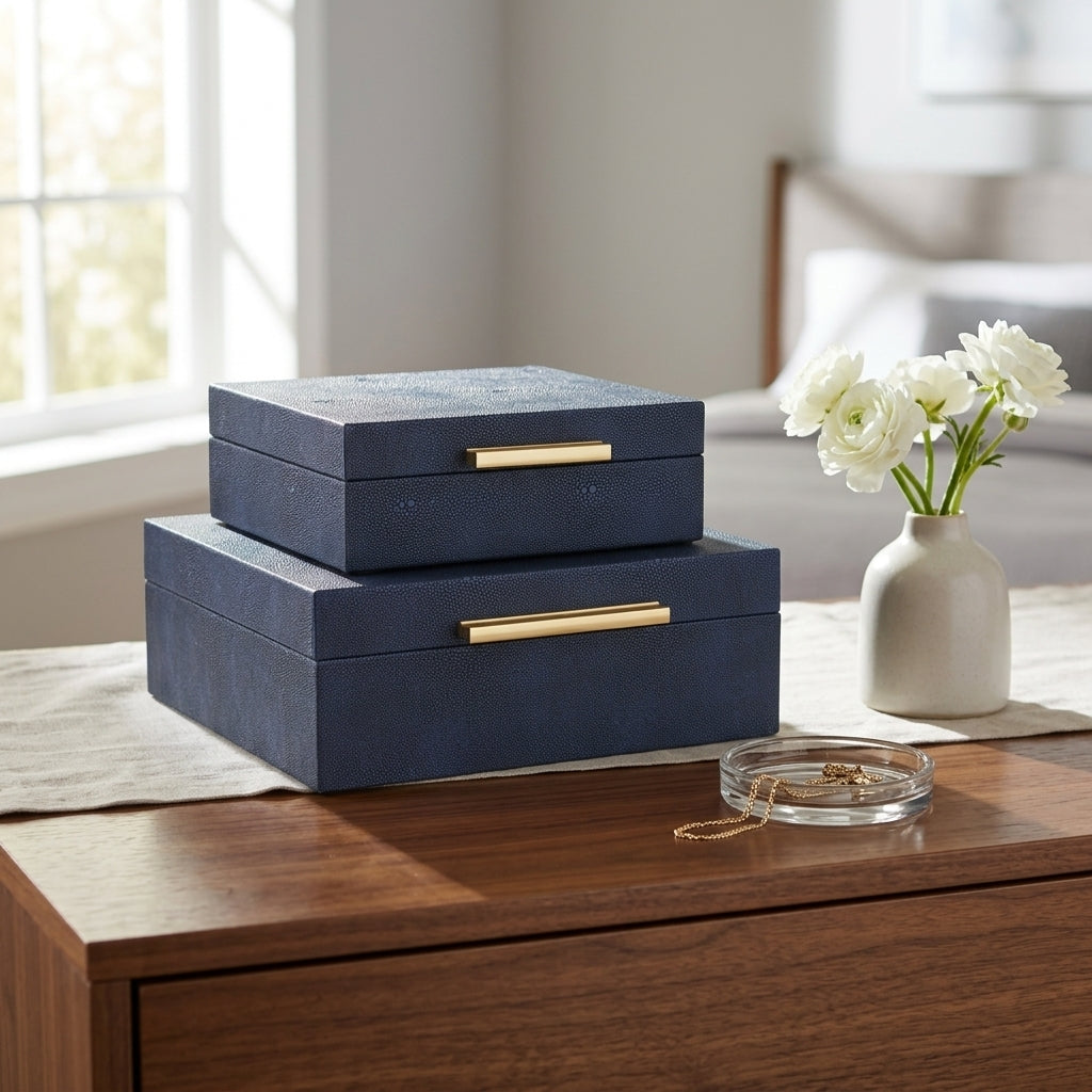 5825-2 - Lusan Square Decorative Boxes