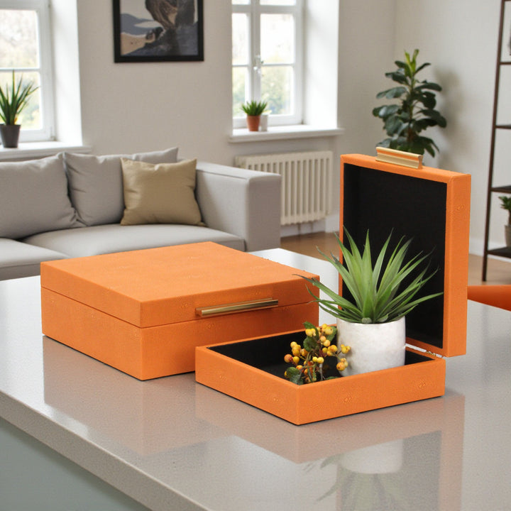 5825-2 - Lusan Square Decorative Boxes