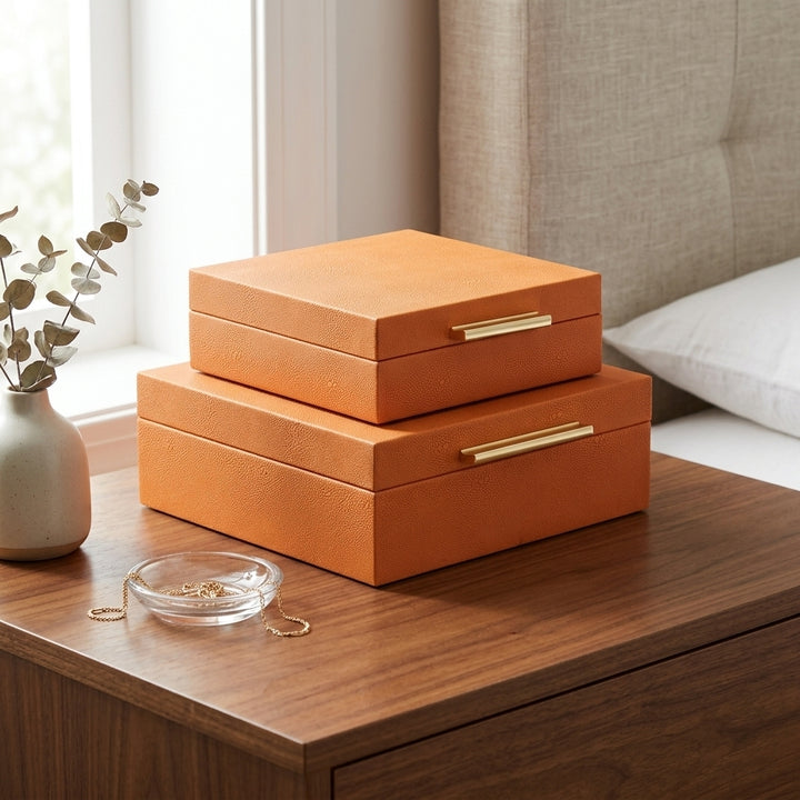 5825-2 - Lusan Square Decorative Boxes