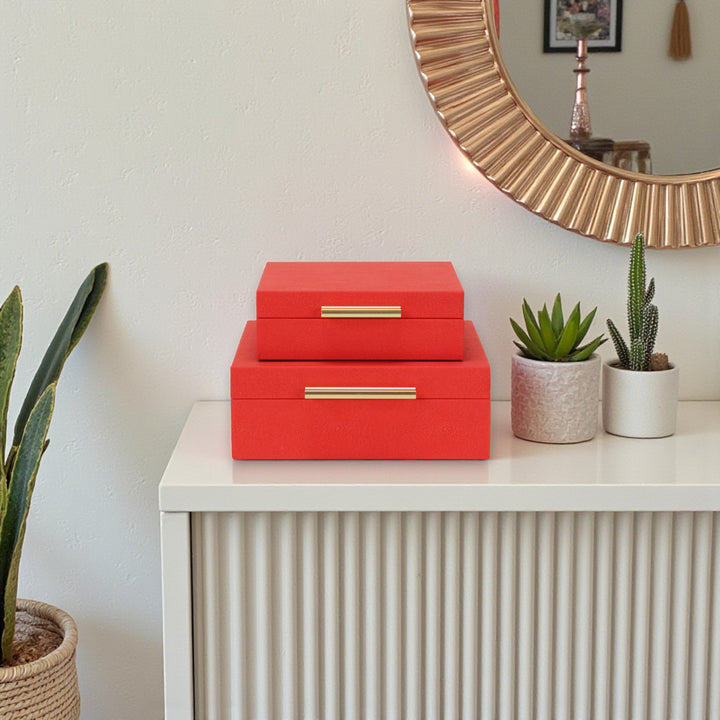 5825-2 - Lusan Square Decorative Boxes