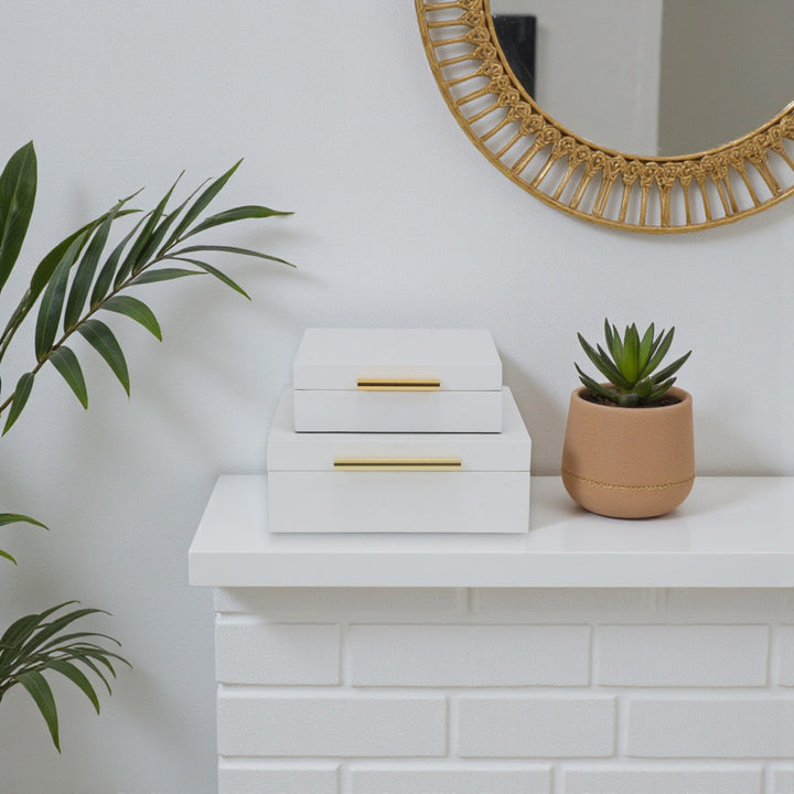 5825-2 - Lusan Square Decorative Boxes