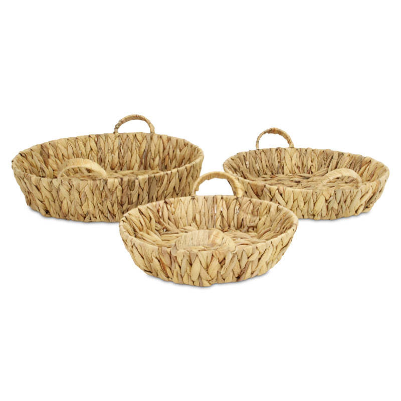 5827-3<p>Laelia Round Hyacinth Trays</p>