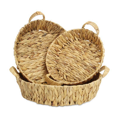 5827-3<p>Laelia Round Hyacinth Trays</p>