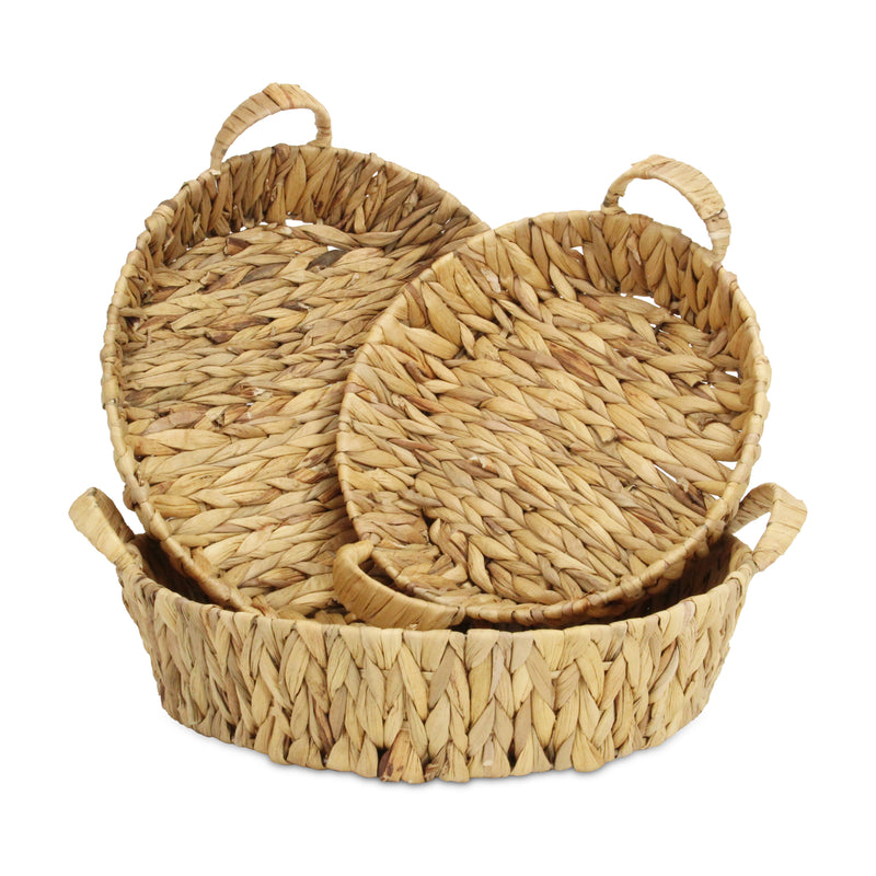 5827-3<p>Laelia Round Hyacinth Trays</p>