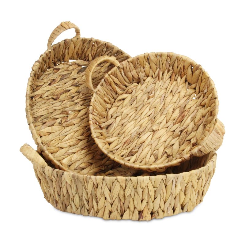 5827-3<p>Laelia Round Hyacinth Trays</p>