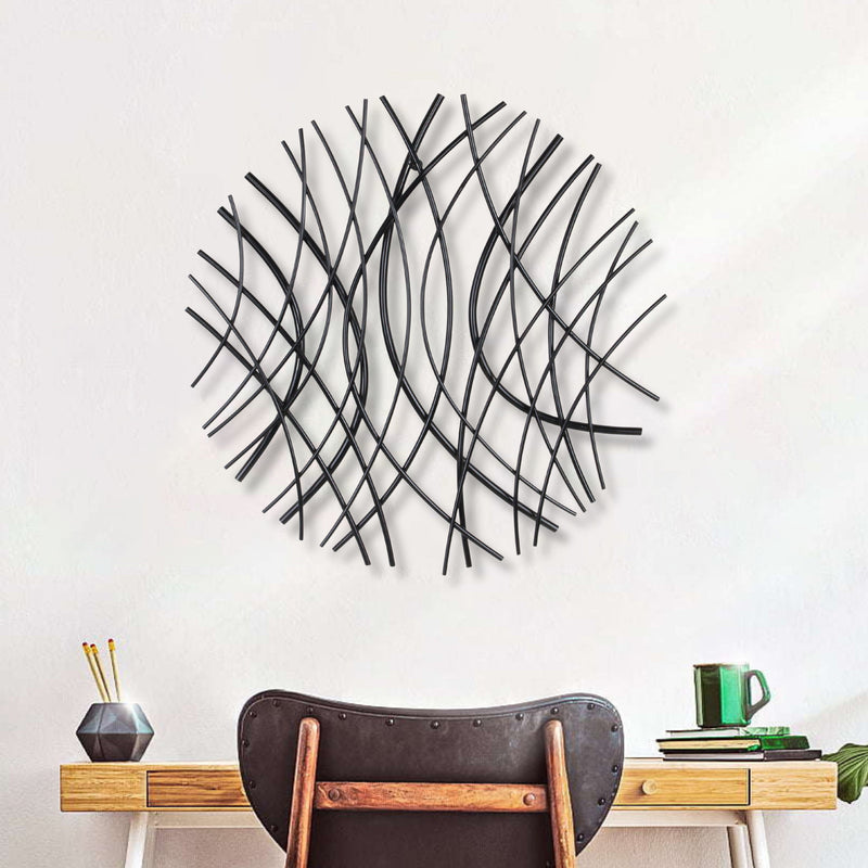 5847BK - Eleni Black Wall Decor
