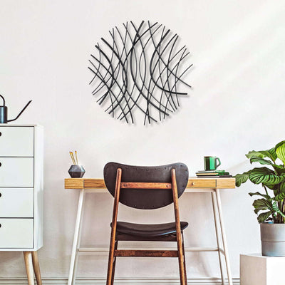 5847BK - Eleni Black Wall Decor